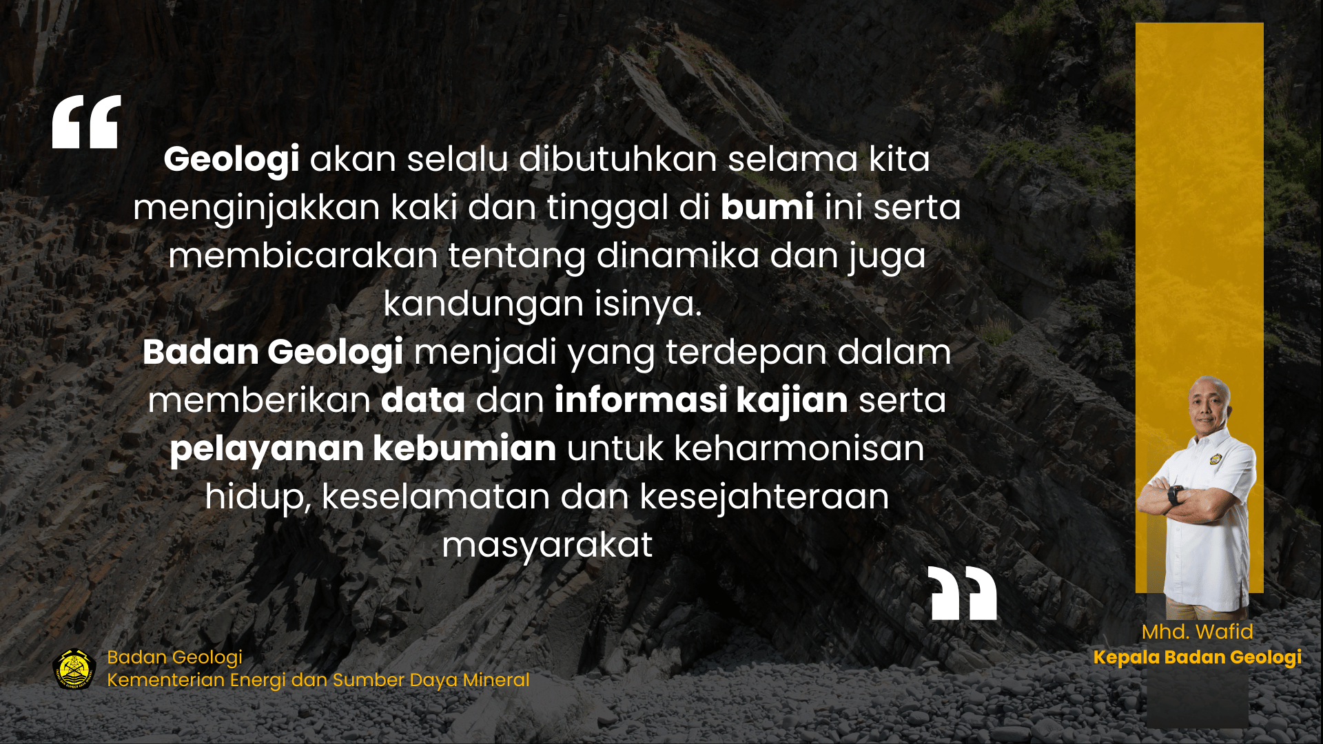 Beranda Portal Layanan Satu Pintu Badan Geologi