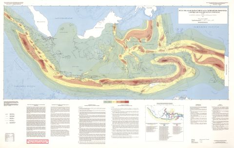Peta Wilayah Rawan Bencana Gempa Bumi Indonesia