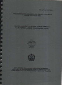 Kajian agregat di muara sungai Sambas Kabupaten Sambas, Kalimantan Barat. Tahun 2004