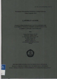 Laporan akhir Kajian stratigrafi dan batuan reservoir gas hidrat sebagai terminasi reinjeksi CO2 (Carbon capture and storage). Tahun 2010