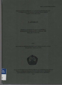 Laporan pemetaan geologi dan geofisika bersistem Lp. 2408 dan 2409 perairan Wetar. Tahun 2012