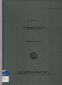 Laporan pengembangan kerja sama lintas sektoral tahun 2012