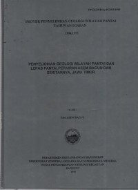Penyelidikan geologi wilayah pantai dan lepas pantai perairan Asem Bagus dan sekitarnya, Jawa Timur. Tahun 1995