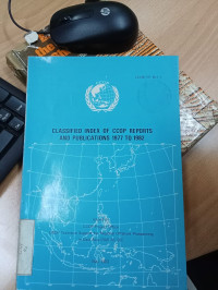 CLASSIFIED INDEX OF CCOP REPORTS AND PUBLICATIONS 1977 TO 1982