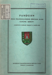 Image of Buku Panduan Upaya Penanggulangan Bencana Alam Gunung Merapi