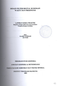 Desain Filter Digital di Domain Waktu dan Frekwensi