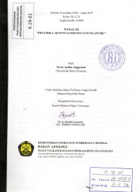 Image of Dinamika Aktivitas Erupsi Gunung Ibu