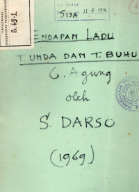 Image of Endapan Ladu T. Unda dan T. Buhu G. Agung