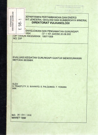 Image of Evaluasi Kegiatan Gunung Api Guntur Menggunakan Metoda Seismik