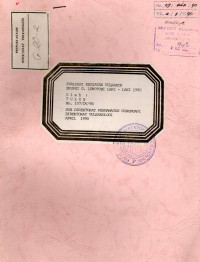 Image of Evaluasi Kegiatan Vulkanik Erupsi G. Lewotobi Laki - Laki 1990