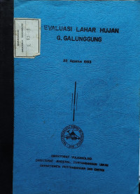 Image of Evaluasi Lahar Hujan G. Galunggung