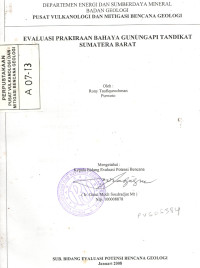 Image of Evaluasi Prakiraan Bahaya Gunungapi Tandikat Sumatera BArat