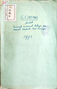 Image of G. Ciremai 1973