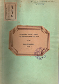 G. Gamalama di Pulau Ternate dan Keadaannya dalam Th. 1969