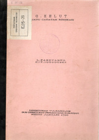 Image of G. Kelut (Suatu Catatan Ringkas)