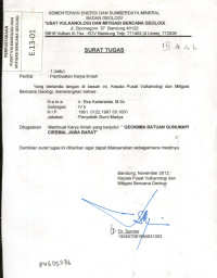 Image of Geokimia Batuan Gunungapi Ciremai, Jawa Barat
