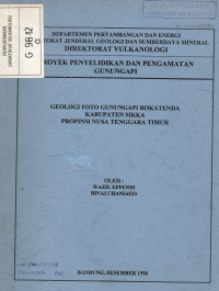 Image of Geologi Foto G. Api Rokatenda Kab. Sikka Prov. NTT