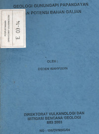Image of Geologi Gunungapi Papandayan dan Potensi Bahan Galian