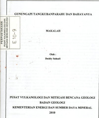 Image of Gunungapi Tangkuban Parahu dan Bahayanya