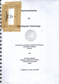 Instrumentation in Earthquake Seismology