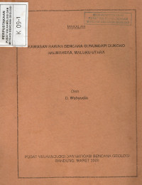 Image of Kawasan Rawan Bencana Gunungapi Dukono Halmahera, Maluku Utara
