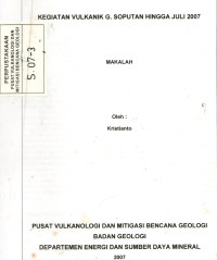 Image of Kegiatan Vulkanik G. Soputan