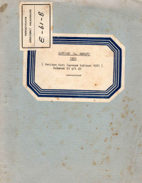 Image of Laporan G.Merapi 1961 (petikan dari laporan tahunan 1961)