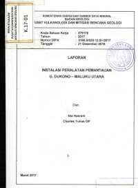 Image of Laporan Instalasi Peralatan Pemantauan G.Dukono-Maluku Utara