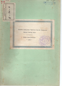 Image of Laporan Lanjutan Pemetaan Daerah Sementara Bahaya Gunung Gede