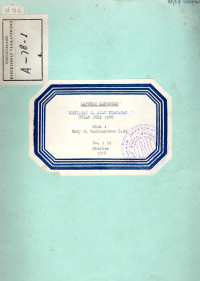 Image of Laporan Lapangan Kegiatan G. Anak Krakatau Bulan Juli 1978