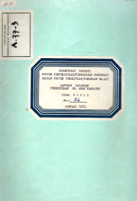 Image of Laporan Lapangan Pemeriksaan G. Anak Krakatau