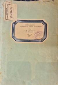 Image of Laporan Lapangan Pemeriksaan G. Sumbing (Jawa - Tengah)