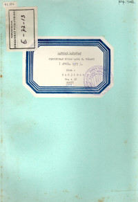 Image of Laporan Lapangan Pengukuran Kubah Lava G.Merapi (April 1977)