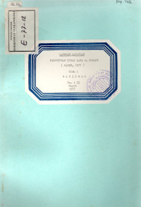 Image of Laporan Lapangan Pengukuran Kubah Lava G.Merapi (Maret, 1977)