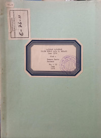 Image of Laporan Lapangan Volum Kubah Lava G.Merapi Juni 1976