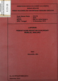 Image of Laporan Pemantauan Kegiatan Gunungapi Wurlali, Maluku