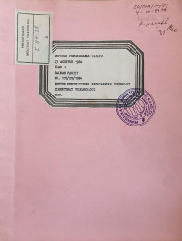 Image of Laporan Pemeriksaan Cibitu 23 Agustus 1984