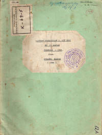 Laporan Pemeriksaan G. Kie Besi di P. Makian Februari 1969