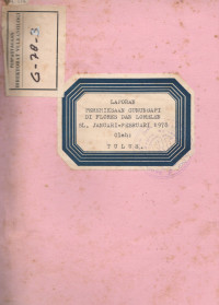 Image of Laporan Pemeriksaan Gunungapi di Flores dan Lomblen