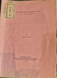 Image of Laporan Pemeriksaan Kawah Putih Gunung Patuha