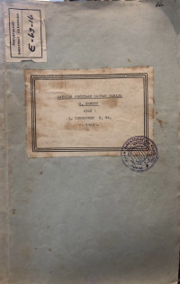 Image of Laporan Pemetaan Daerah Bahaja G. Semeru