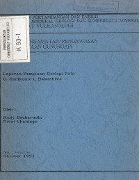 Image of Laporan Pemetaan Geologi Foto G. Gamkonora, Halmahera