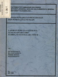 Image of Laporan Pemetaan Geologi G. Api Ebulobo Flores, NTT