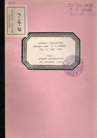 Image of Laporan Pendahuluan Bencana Alam di G. Semeru