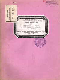 Laporan Pendahuluan Pengamatan/ Pengawasan G. Slamet April-Desember 1988