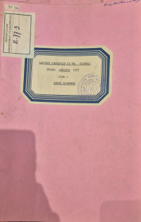 Image of Laporan Pendakian Ke G.Ciremai Bulan Agustus 1977