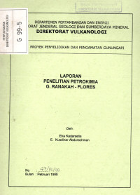 Image of Laporan Penelitian Petrokimia G. Ranakah - Flores