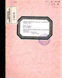 Image of Laporan Pengamatan Kegiatan G. Galunggung Januari 1990