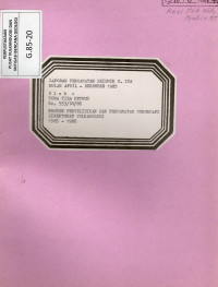 Image of Laporan Pengamatan Seismik G. Iya : Bulan April - Desember 1985
