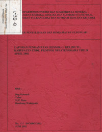 Image of Laporan Pengamatan Seismik G. Kelimutu, Kab. Ende, Prov. NTT